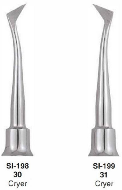 SSI Root Elevator Cryer Left Right Set of 2 Dental Elevator