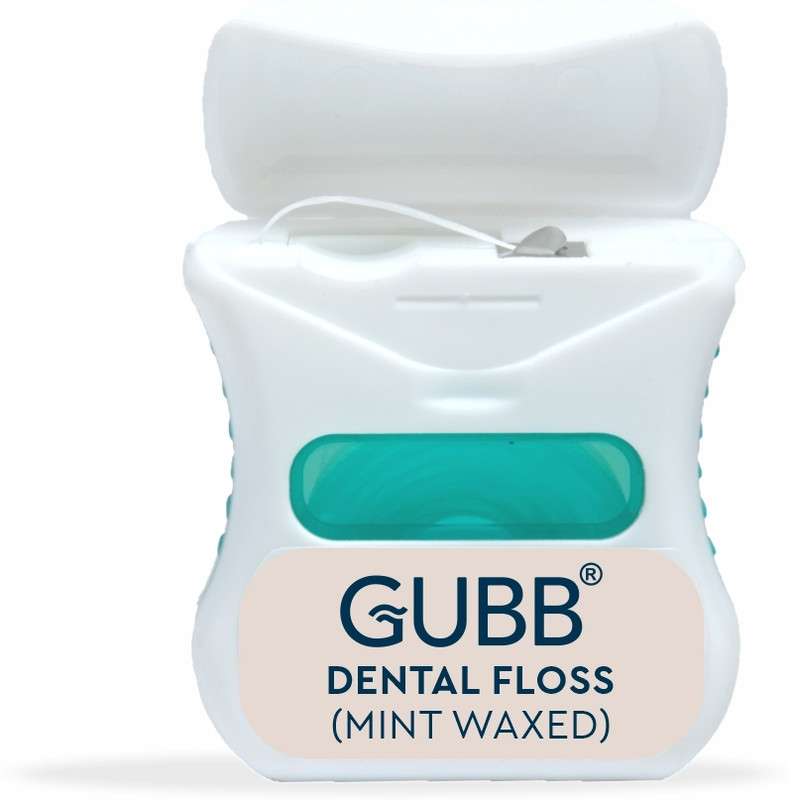 GUBB USA Mint Waxed Dental Floss Thread Flosser Pick(1968 inch)