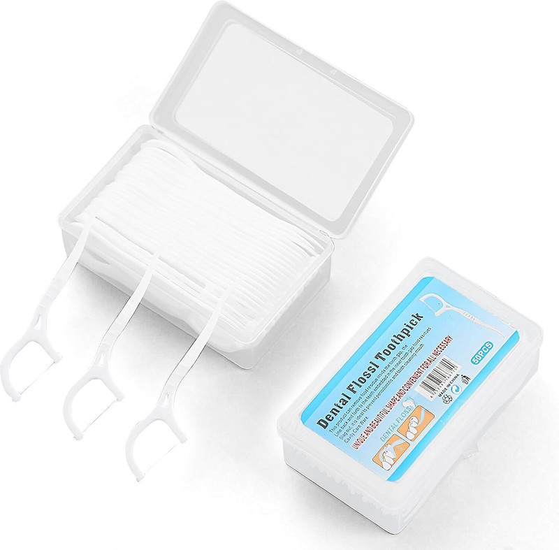 RENFILEN Deep Clean Dental Floss With Case(7 cm, Pack of 50)