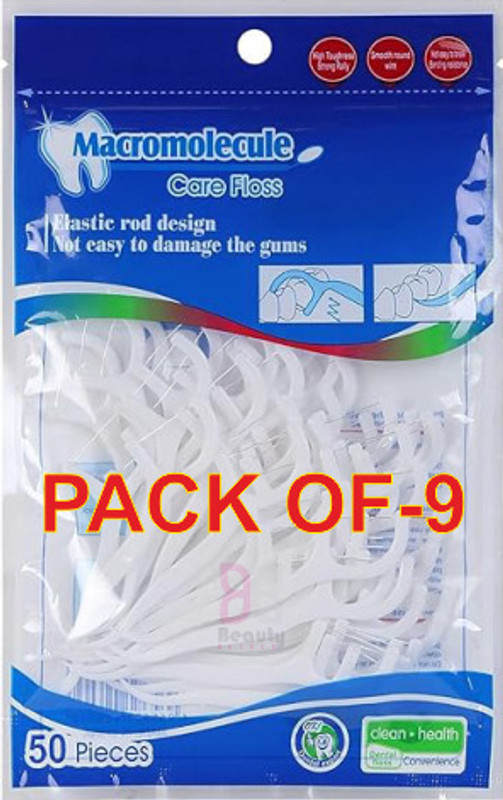 SellNest Floss Picks for Tooth Cleaning Fresh(10pack)(10 cm, Pack of 10)