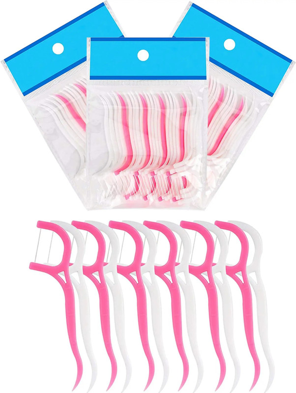 rcomena Tooth Path Ultra Clean Dental Floss Picks with Durable Floss(7.6 cm, Pack of 60)