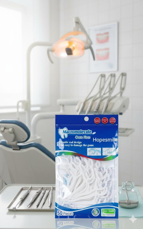 BEAUTYBRIGHT Dental Floss Fresh Toothpick Cleaners(100Psc) DNT022(7 cm, Pack of 2)