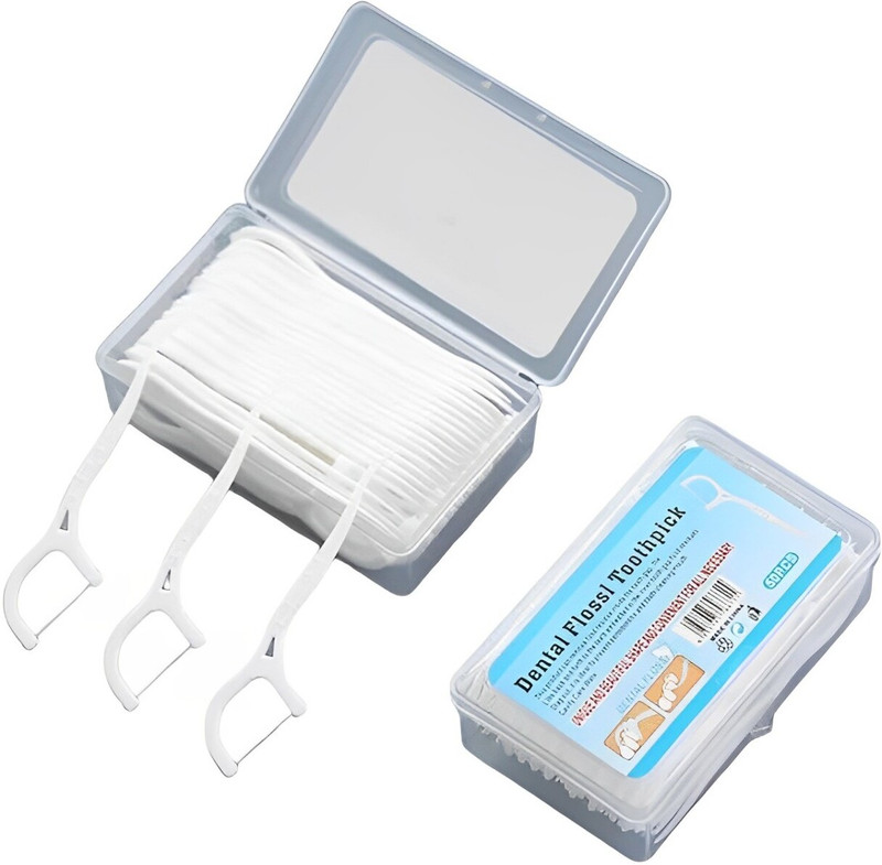 Nakshatraent Dental Floss Toothpick, Teeth Cleaning(8 cm, Pack of 2)