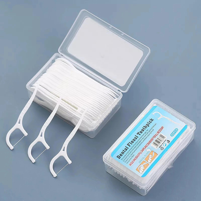 Dentsure Dental Floss Picks – Professional Teeth Cleaning(7.1 cm, Pack of 50)