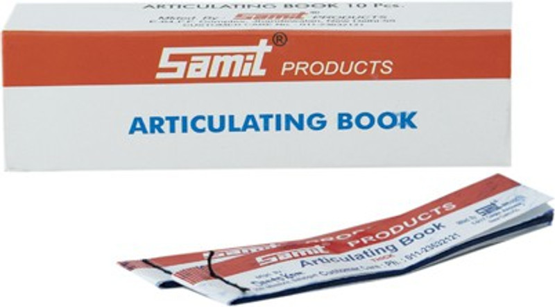 Samit Dental Articulating Book(Pack of 10)