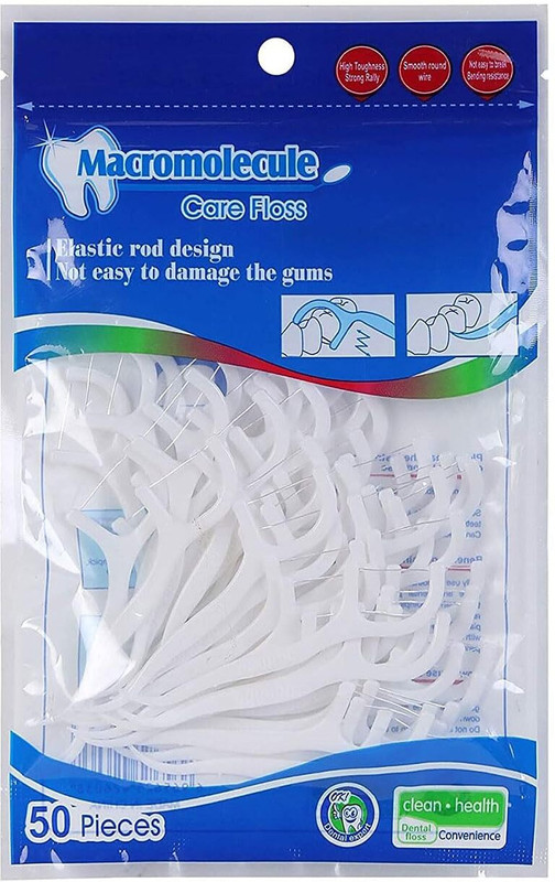 NYTK RETAIL 3 in 1 Tooth Cleaning Fresh Dental Floss,Oral Care Teeth Flossing Thread(Pack of 50)