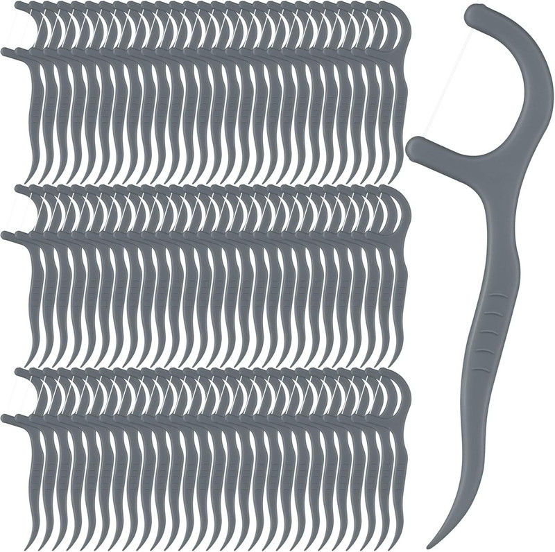 El Syco 100 pcs Dental Floss Picks High Toughness(Pack of 100)