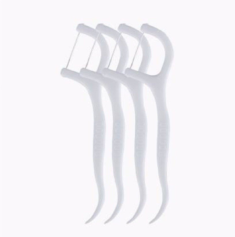 SIOPAWORLD Tooth Pick Tooth Cleaner Dental Floss for Oral Care Plastic (Pack of 50)(Pack of 50)