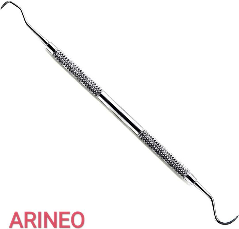 ARINEO Dental Scaler Double Ended Stainless Steel Pack of 1 Dental Implant