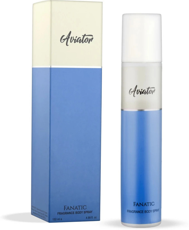 FANATIC Aviator Body Mist Perfume Spray Long Lasting Masculine Fragrance Travel Size Body Mist - For Men(150 ml)