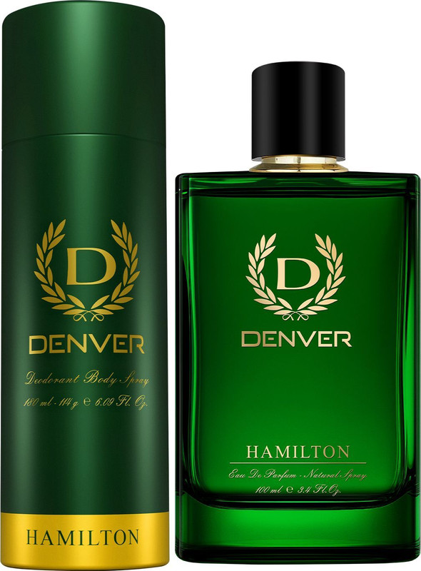 DENVER Hamilton Perfume 100 Ml & Hamilton Deo 180 Ml Body Spray - For Men(280 ml, Pack of 2)