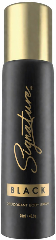 Signature Black Deo | Elegant & Distinctive Fragrance Deodorant Spray - For Men & Women(70 ml)
