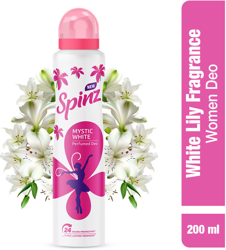 Spinz Mystic White Deo 200ml Body Spray  -  For Men & Women(200 ml)