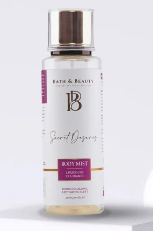 BATH & BEAUTY Pure Wave Body Mist Spray | Long Lasting Fragrance Body Mist  -  For Women(250 ml)
