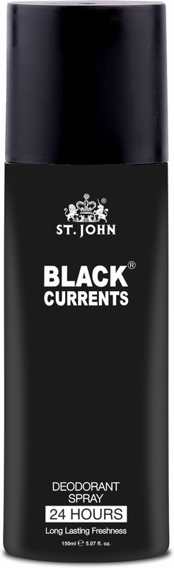 ST-JOHN Deodorant Limited Edition Black Current & Magnet | 24 Hr Long Lasting Deo Deodorant Spray - For Men(300 ml, Pack of 2)