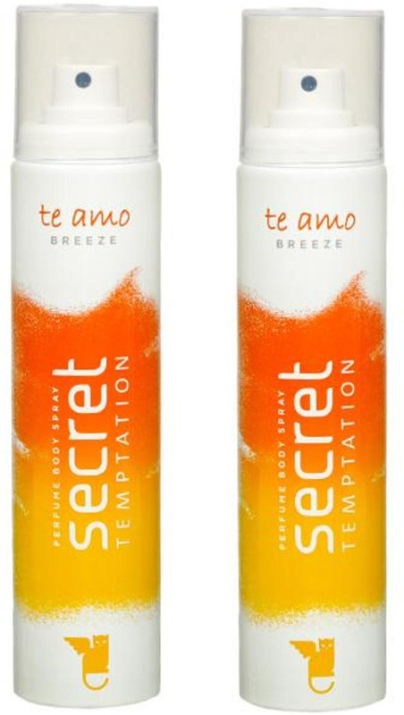Secret Temptation Deodorant (225 ml) & Perfume (50 ml) Deodorant Spray - For Women(275 ml, Pack of 2)