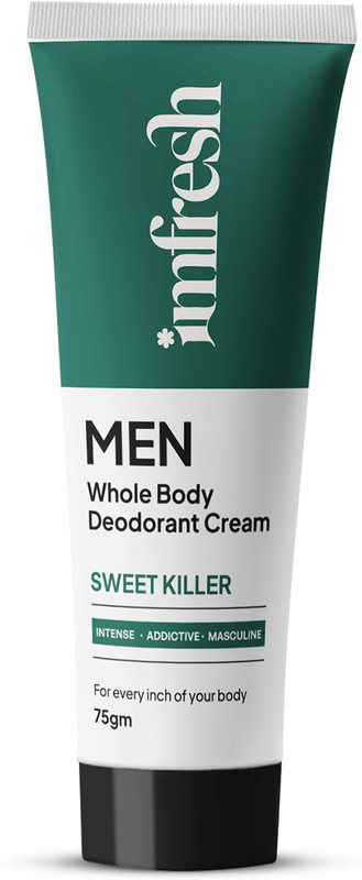 imfresh Original Whole Body, Long-lasting odour control, Skin hydration Deodorant Cream - For Men(75 g)