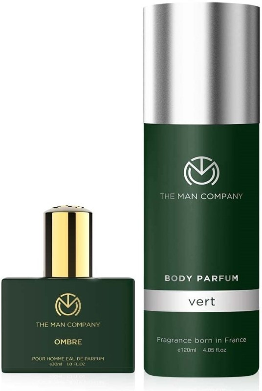 THE MAN COMPANY Green Perfume EDP & Body Spray – For Men  (150 ml, Pack of 2)