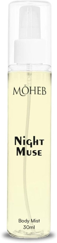 Moheb Night Muse-Body Mist with Floral, Citrus, Vanilla and Musk fragrance for Women Body Mist  -  For Women(30 ml)