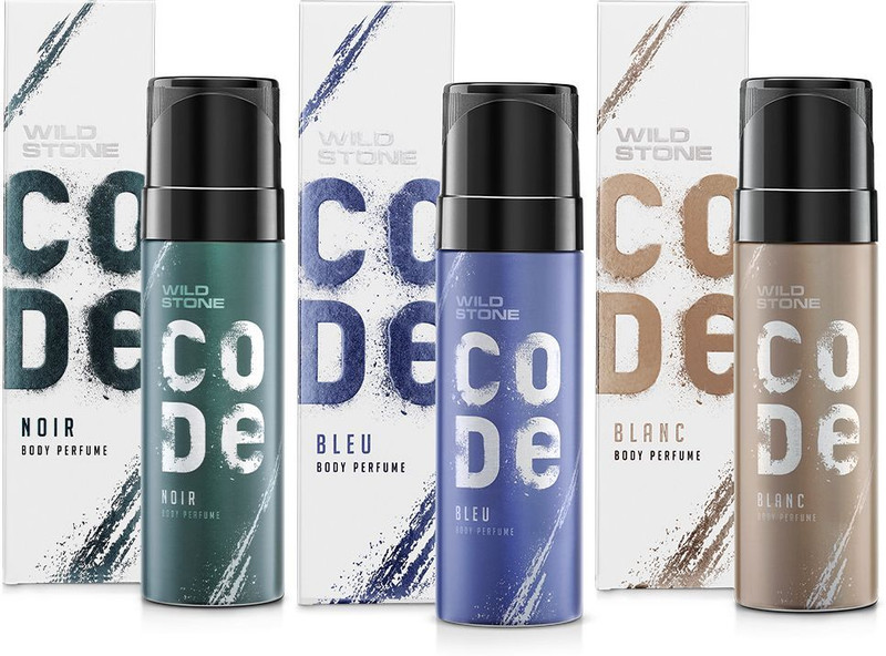 Wild Stone CODE Blanc No Gas Body Perfume For Men (150 ml Each) Long Lasting body Perfume Deodorant Spray  -  For Men(300 ml, Pack of 2)