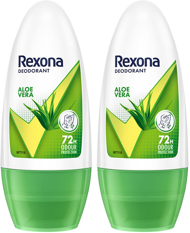 Rexona Aloe Vera Underarm Roll On Deodorant Deodorant Roll-on - For Women(100 ml, Pack of 2)