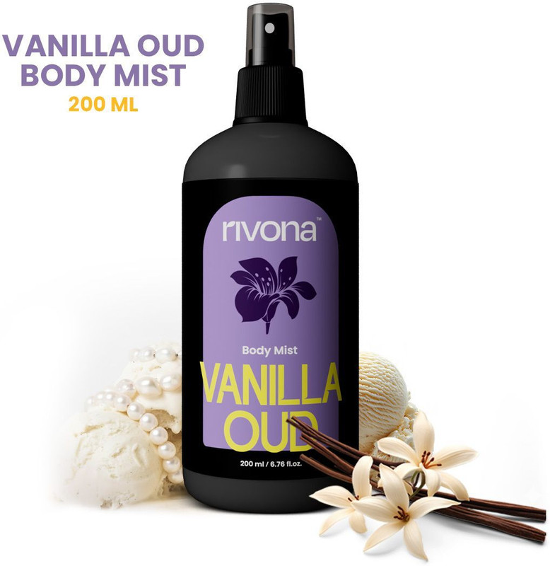 RIVONA NATURALS Smoky Oud - Woody And Bold Perfume Body Mist For Long Lasting Fragrance Body Mist  -  For Men & Women(200 ml)