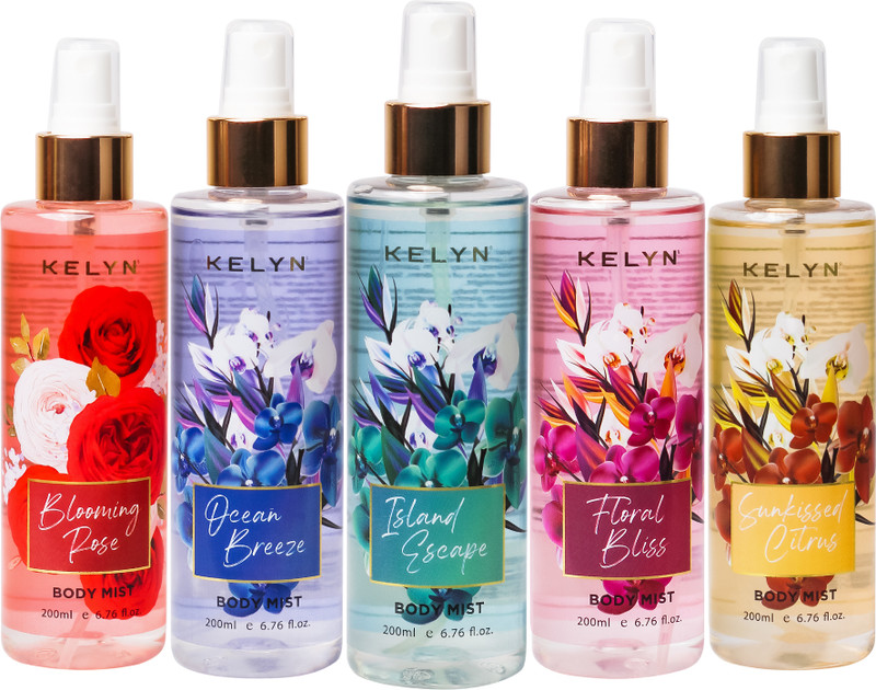 Kelyn Long Lasting Fragrance Body Mist for Women Body Mist - For Women(400 ml, Pack of 2)