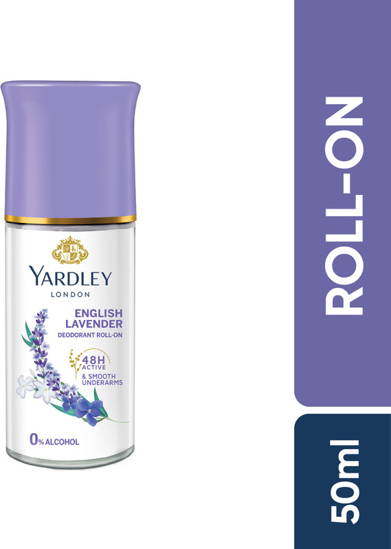 Yardley London by Wipro English Lavender Anti-Perspirant with 48-Hour Active Sweat Protection Deodorant Roll-on - For Women(50 ml)