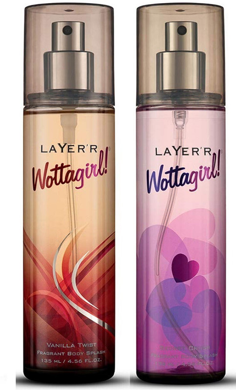Layer'r Shot WOTTAGIRL SECRET CRUSH Deodorant Spray - For Women(135 ml)