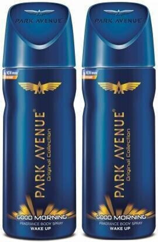 PARK AVENUE GOOD MORNING DEODORANT FOR MEN, 150ML PACK OF 2 Deodorant Spray - For Men(300 ml, Pack of 2)