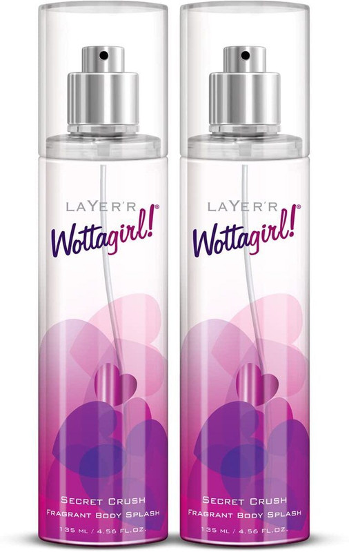 LAYER'R Amber Kiss & Secret Crush Combo Body Mist  -  For Women(270 ml, Pack of 2)