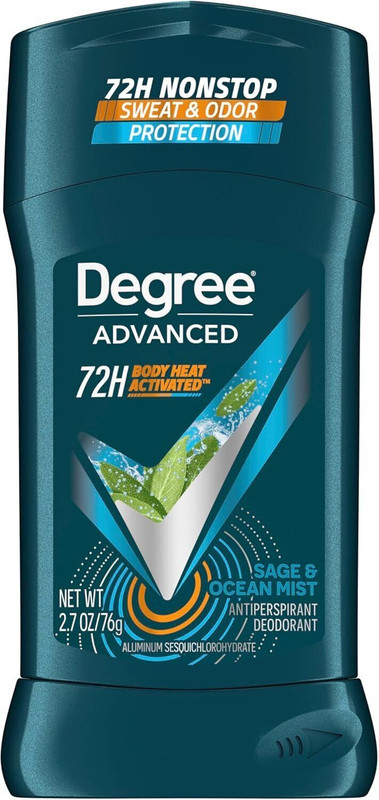 Degree Advanced 72H Antiperspirant Deodorant Stick Sage & Ocean Mist Deodorant Stick - For Men & Women(76 g)