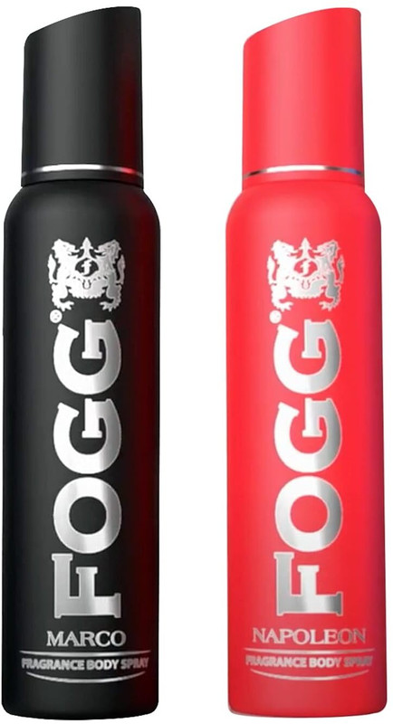 FOGG Marco and Napoleon Deodorant With Long Lasting Perfume Body Spray - For Men(300 ml, Pack of 2)