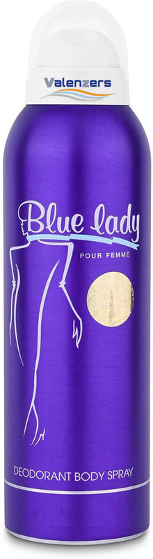 valenzers Blue Lady Deodorant Spray - For Men & Women(200 ml)
