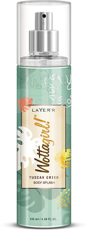 LAYER'R Wottagirl Tuscan Green Fragrant Long Lasting Body Spray Body Mist - For Women(135 ml)