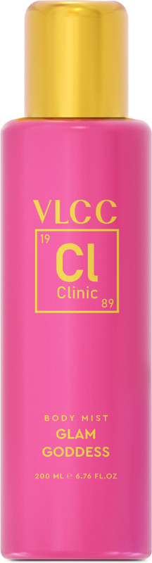 VLCC Clinic Glam Goddess Body Mist | Fresh, Fruity, Floral Fragrance, Long lasting Fragrance Body Mist - For Women(200 ml)