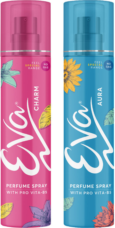 EVA Aura & Charm no Gas Perfume Spray with mandrine orange & fresh fragrance Perfume  -  240 ml(For Women)
