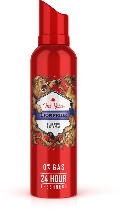 OLD SPICE Lionpride No Gas 24 hour Long Lasting Freshness Perfume Deodorant Spray - For Men(115 g)