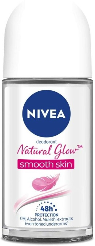 NIVEA Natural Glow Smooth Skin Deodorant Roll On for Women, 50ml Deodorant Roll-on – For Men & Women  (50 ml)