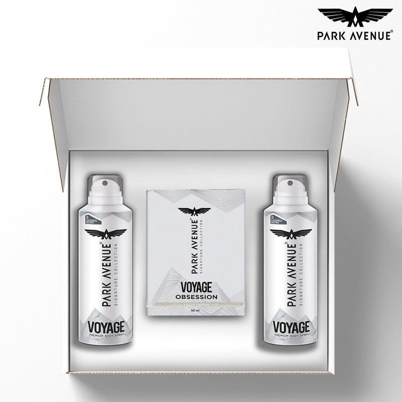 PARK AVENUE Premium Daily Fragrance Kit Perfume Body Spray  -  For Men(350 ml, Pack of 3)