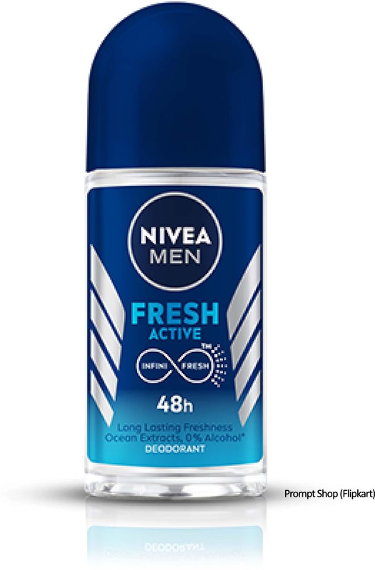 NIVEA Men Fresh Active With Fresh Ocean Extracts 48 H Freshness Deodorant Roll-on - For Men(25 ml)