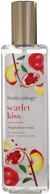 Bodycology Scarlet Kiss Fragrance Mist, 8 Fl Oz Body Mist - For Men & Women(237 ml)
