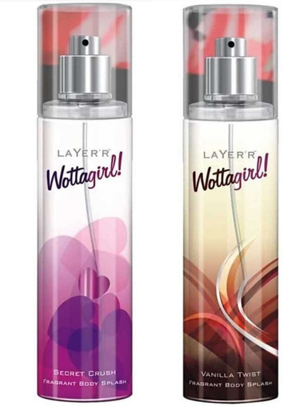 LAYER'R Wottagirl Mystic Island and Vanilla Twist Combo Body Mist - For Women(270 ml, Pack of 2)