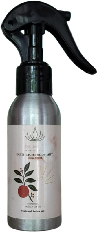 Namaskar Earth Light Fragrance | Sugandha | Hydrating & Refreshing Natural Hydrosol Spray Body Mist - For Men & Women(100 ml)