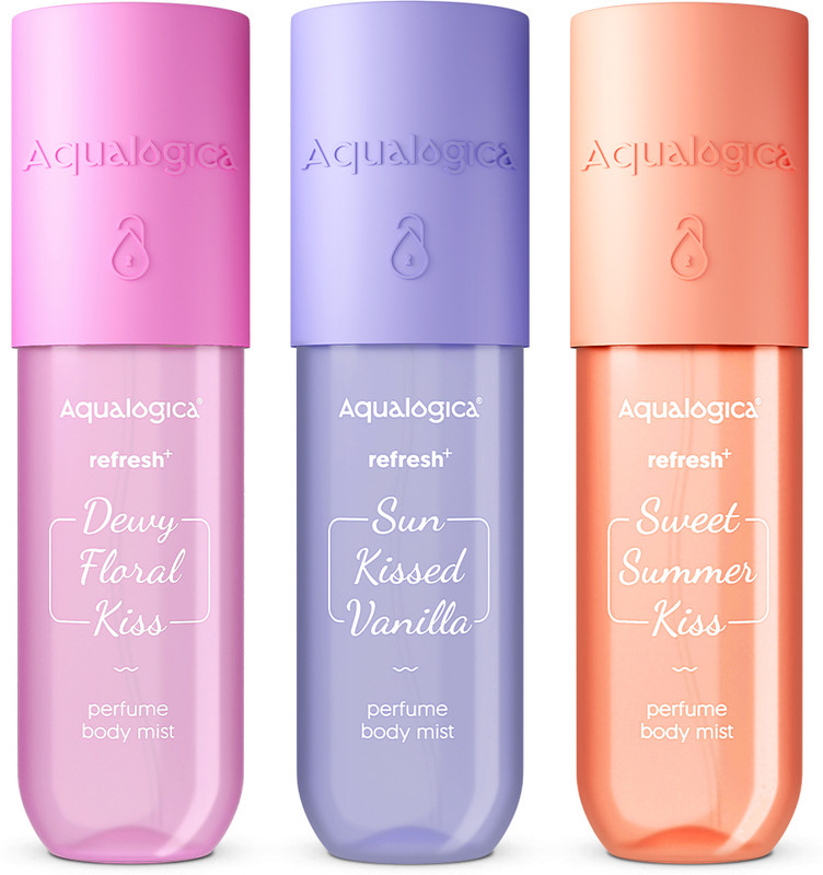 Aqualogica Hit Refresh Perfume Body Mist Trio | Set of 3 Irresistible Fragrances Body Mist  -  For Women(450 ml, Pack of 3)