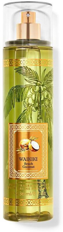 BATH & BODY WORKS WAIKIKI BEACH COCONUT Body Mist  -  For Men & Women(75 ml)