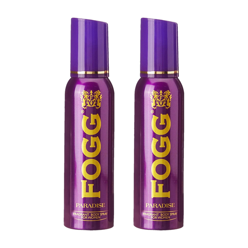 FOGG Paradise deodorant with Long Lasting Perfume Body Spray - For Women(300 ml, Pack of 2)