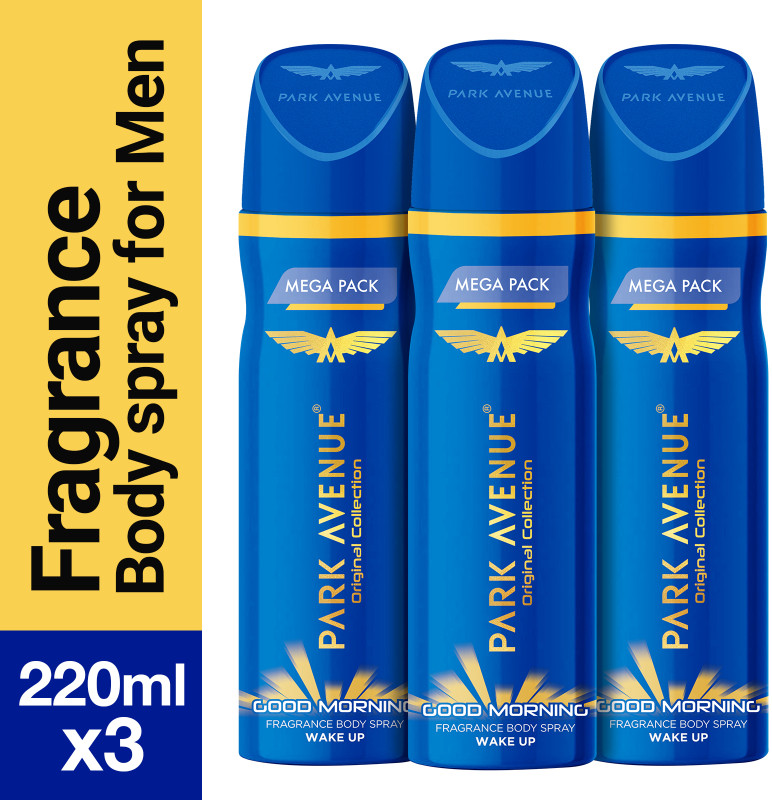 PARK AVENUE Original Collection Good Morning Combo Deodorant Spray  -  For Men(660 ml, Pack of 3)