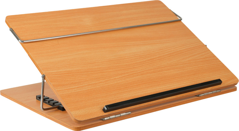 Goodwill Tech Premium Wooden Natural desk elevator Laptop Stand -12x16, for Office, Travel use Headlight Cleaning Kit(12 ml)