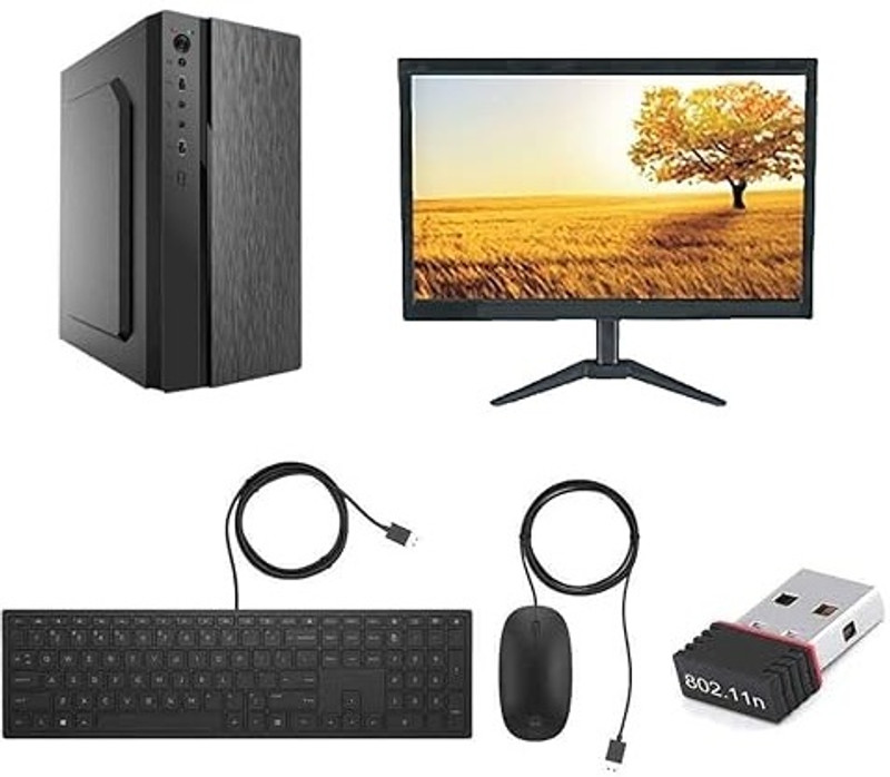 rionix Core i3 (2nd Gen) (8 GB / 128 GB / Windows 11) Assembled Desktop Computer(15 inch Display)